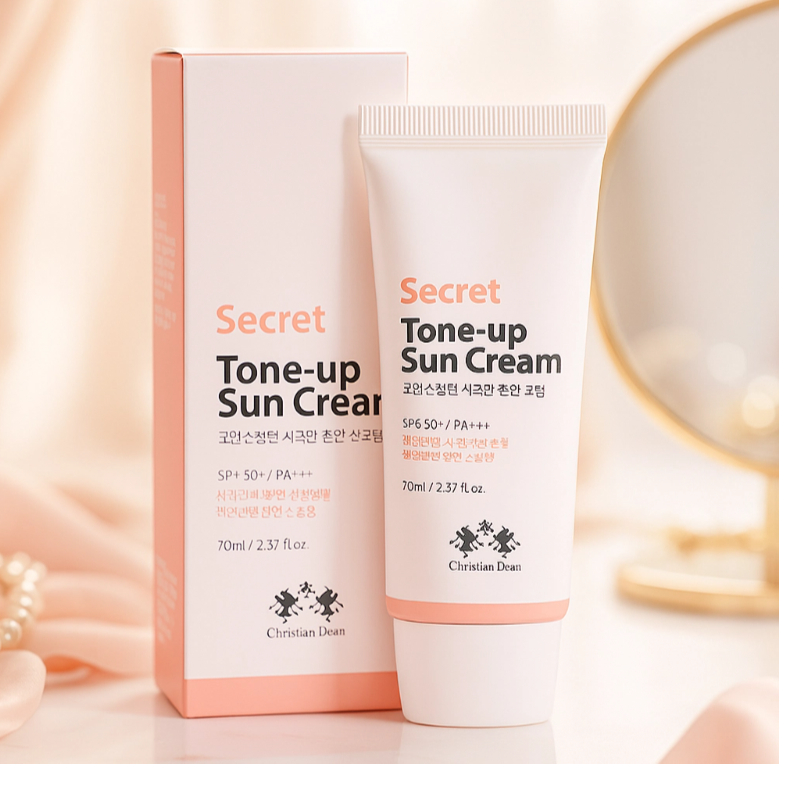 Christian dean secret tone up sun cream