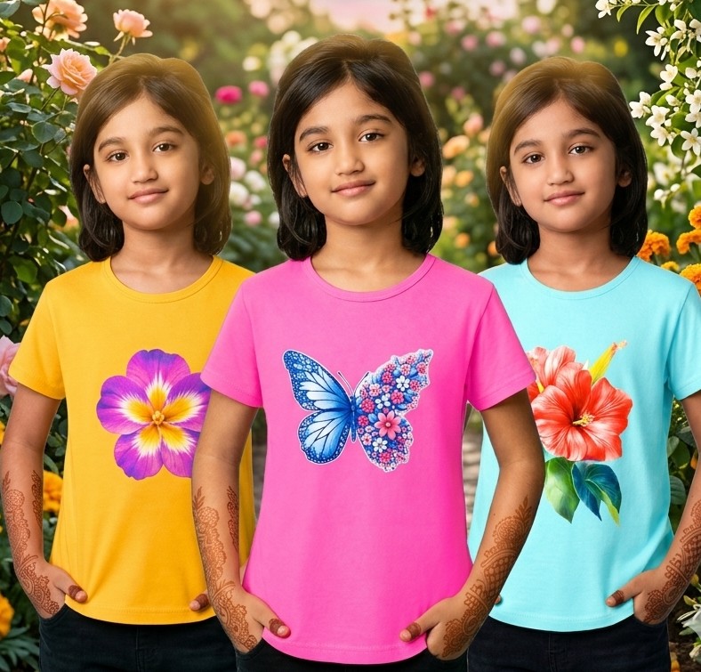 NEW T SHART COMBO ৩ পিস টিশার্টে + ৩পিস প্যান্ট =৬p কম্বো